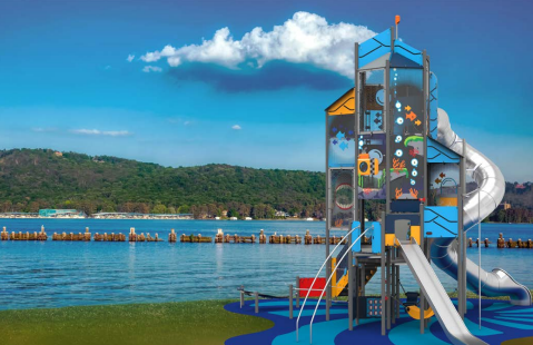为啥社区乐园里都会出现山东儿童攀爬游乐设备?